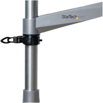 StarTech.com Desk Mount Monitor Arm, VESA/Apple iMac/Thunderbolt/Ultrawide Display up to 49" (30.9lb/14kg), Height Adjustable/Articulating ARMPIVOTB2