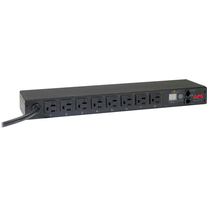 APC by Schneider Electric Rack PDU, Metered, 1U, 20A, 120V, (8) 5-20 AP7801B