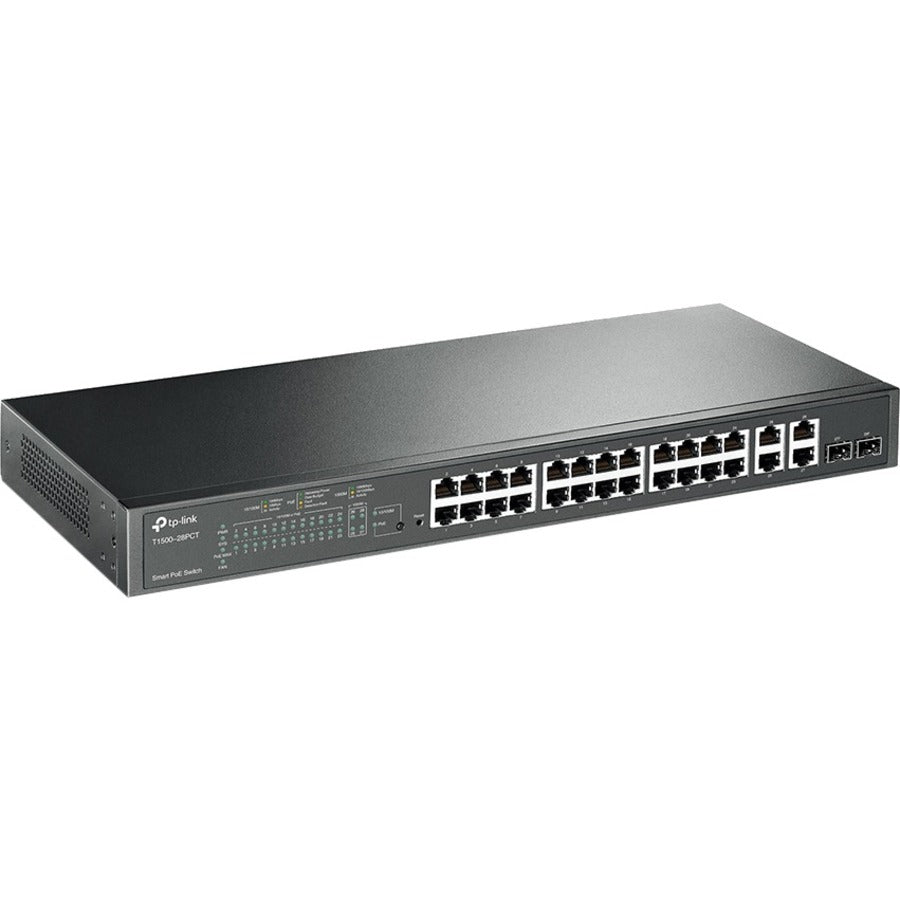 TP-Link 24-Port 10/100Mbps + 4-Port Gigabit Smart PoE+ Switch TL-SL2428P