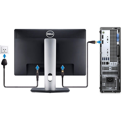 Dell OptiPlex 5000 5090 Desktop Computer - Intel Core i7 10th Gen i7-10700 Octa-core (8 Core) 2.90 GHz - 8 GB RAM DDR4 SDRAM - 256 GB M.2 PCI Express NVMe 3.0 x4 SSD - Small Form Factor - Black 8TC3J