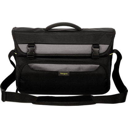 Targus City Gear TCG270 Carrying Case (Messenger) for 17.3" Notebook - Black, Gray TCG270