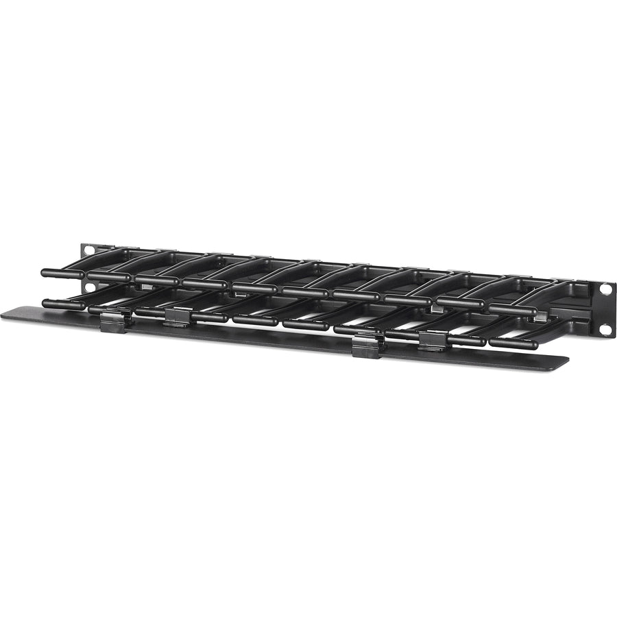 Gestionnaire de câbles horizontal APC by Schneider Electric, 1U x 4" de profondeur, simple face avec couvercle AR8602A