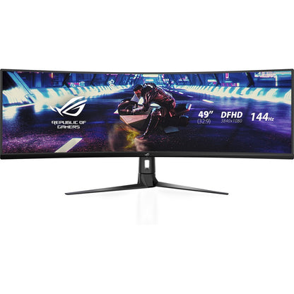 Moniteur LCD de jeu WLED incurvé double Full HD (DFHD) Asus ROG Strix XG49VQ 49" - 32:9 - Noir XG49VQ