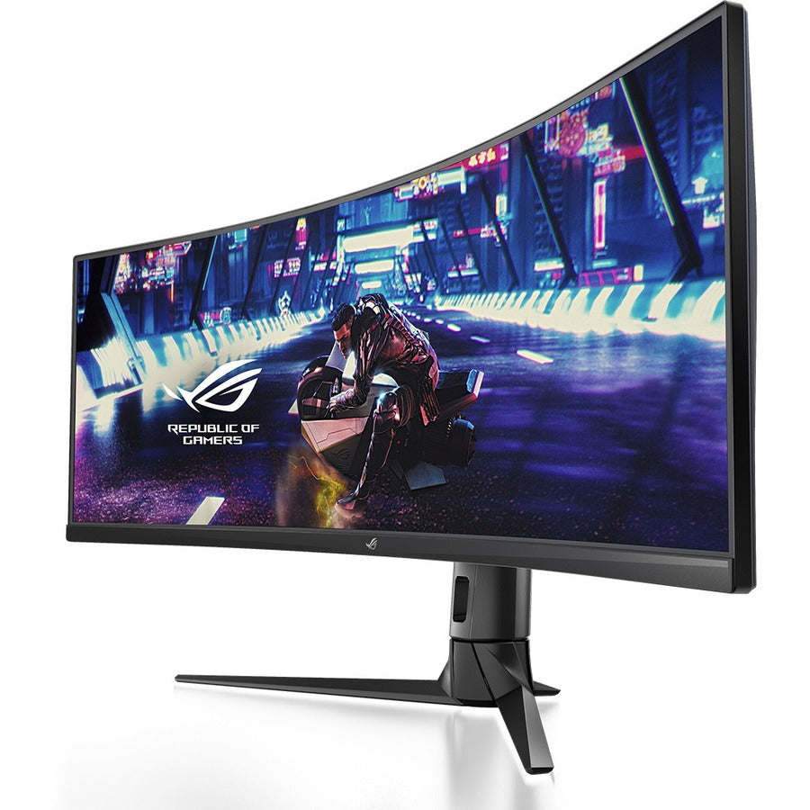 Moniteur LCD de jeu WLED incurvé double Full HD (DFHD) Asus ROG Strix XG49VQ 49" - 32:9 - Noir XG49VQ