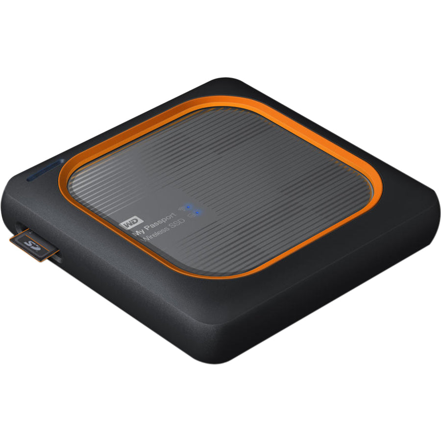 WD My Passport Wireless WDBAMJ2500AGY-NESN 250 GB Portable Network Solid State Drive - External WDBAMJ2500AGY-NESN