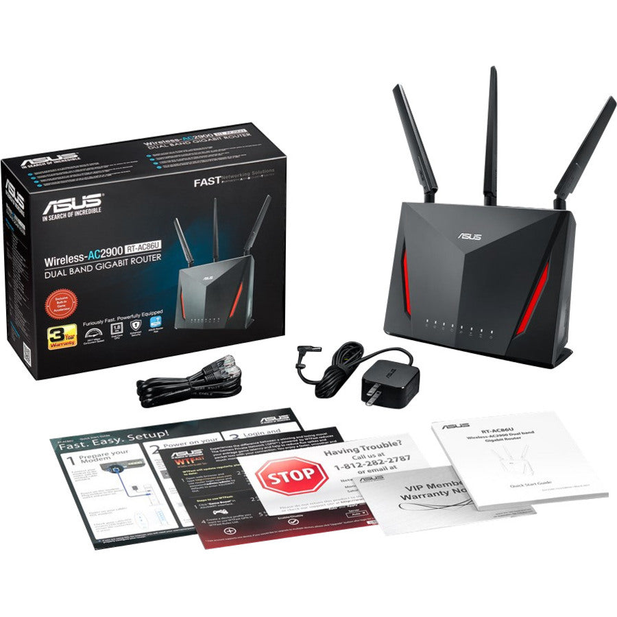 Asus AirMesh RT-AC86U Wi-Fi 5 IEEE 802.11ac Ethernet Wireless Router RT-AC86U