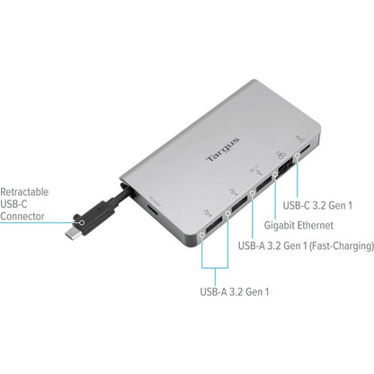 USB-C Ethernet Adapter with 3x USB-A Ports and 1x USB-C Port with 100W PD Pass-Thru ACA951USZ