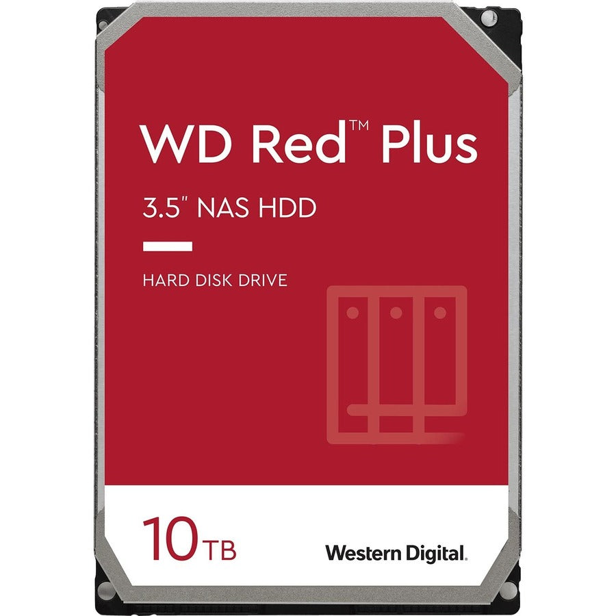 WD Red Plus WD101EFAX 10 TB Hard Drive - 3.5" Internal - SATA (SATA/600) WD101EFAX