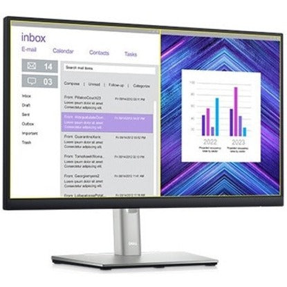 Dell P2222H 21.5" Full HD WLED LCD Monitor - 16:9 - Black, Silver DELL-P2222H