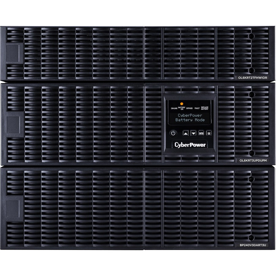 CyberPower OL6000RT3UPDUTF 6KVA Online UPS TF 8U Maintenance Bypass HW 120/208V RT 3YR WTY OL6000RT3UPDUTF