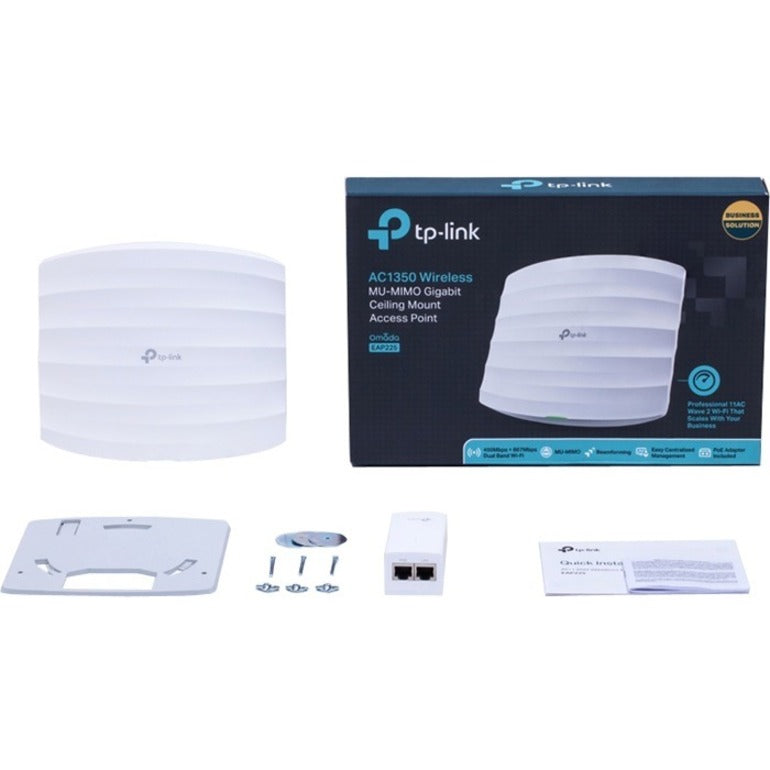 TP-Link EAP225 Dual Band IEEE 802.11ac 1.32 Gbit/s Wireless Access Point - Indoor EAP225