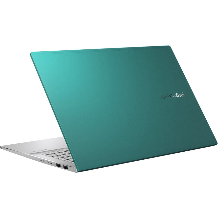 Asus VivoBook S15 S533 S533EA-DH51-GN 15.6" Notebook - Full HD - 1920 x 1080 - Intel Core i5 11th Gen i5-1135G7 Quad-core (4 Core) 2.40 GHz - 8 GB RAM - 512 GB SSD - Gaia Green, Transparent Silver S533EA-DH51-GN