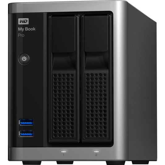 WD My Book Pro 6TB Dual-drive, High-speed Tbolt2, Mac OS X RAID Storage WDBDTB0060JSL-NESN