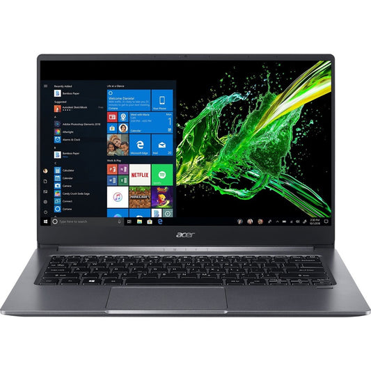 Acer Swift 3 SF314-57 SF314-57-583W 14" Notebook - Full HD - 1920 x 1080 - Intel Core i5 10th Gen i5-1035G1 Quad-core (4 Core) 1 GHz - 8 GB Total RAM - 256 GB SSD - Steel Gray NX.HJFAA.005