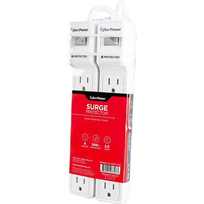 CyberPower MP1082SS Essential 6 - Outlet Surge with 500 J MP1082SS