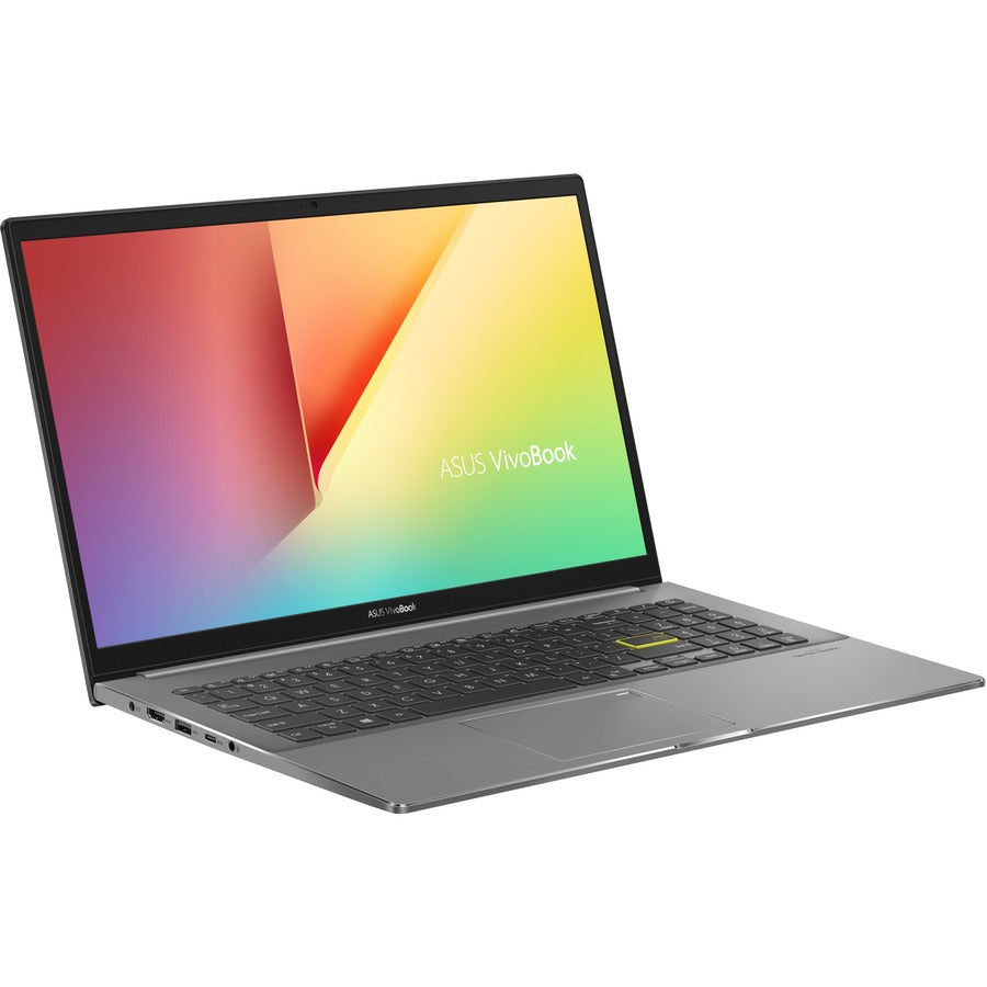 Asus VivoBook S15 S533 S533EA-DH51 15.6" Notebook - Full HD - 1920 x 1080 - Intel Core i5 11th Gen i5-1135G7 Quad-core (4 Core) 2.40 GHz - 8 GB RAM - 512 GB SSD - Indie Black, Gray S533EA-DH51