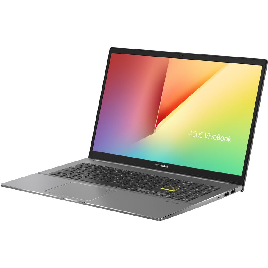 Asus VivoBook S15 S533 S533EA-DH51 15.6" Notebook - Full HD - 1920 x 1080 - Intel Core i5 11th Gen i5-1135G7 Quad-core (4 Core) 2.40 GHz - 8 GB RAM - 512 GB SSD - Indie Black, Gray S533EA-DH51