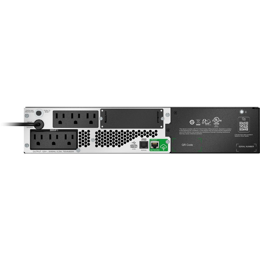 APC by Schneider Electric Smart-UPS SMTL750RM2UC Rack-mountable 750VA UPS SMTL750RM2UC