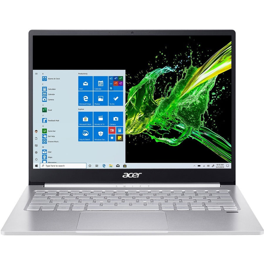 Acer Swift 3 SF313-52 SF313-52-52VA 13.5" Notebook - 2256 x 1504 - Intel Core i5 10th Gen i5-1035G4 Quad-core (4 Core) 1.10 GHz - 8 GB RAM - 512 GB SSD - Silver NX.HQWAA.001