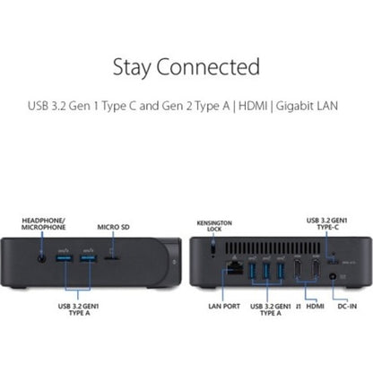 Asus Chromebox 4 CHROMEBOX4-G3023UN Desktop Computer - Intel Core i3 10th Gen i3-10110U 2.10 GHz - 8 GB RAM DDR4 SDRAM - 128 GB M.2 Serial ATA SSD - Gun Metal CHROMEBOX4-G3023UN
