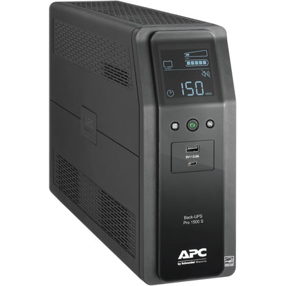 APC by Schneider Electric Back UPS PRO 1500VA Line Interactive Tower UPS BR1500MS2