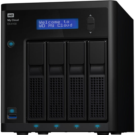 WD My Cloud EX4100 Network Attached Storage WDBWZE0320KBK-NESN