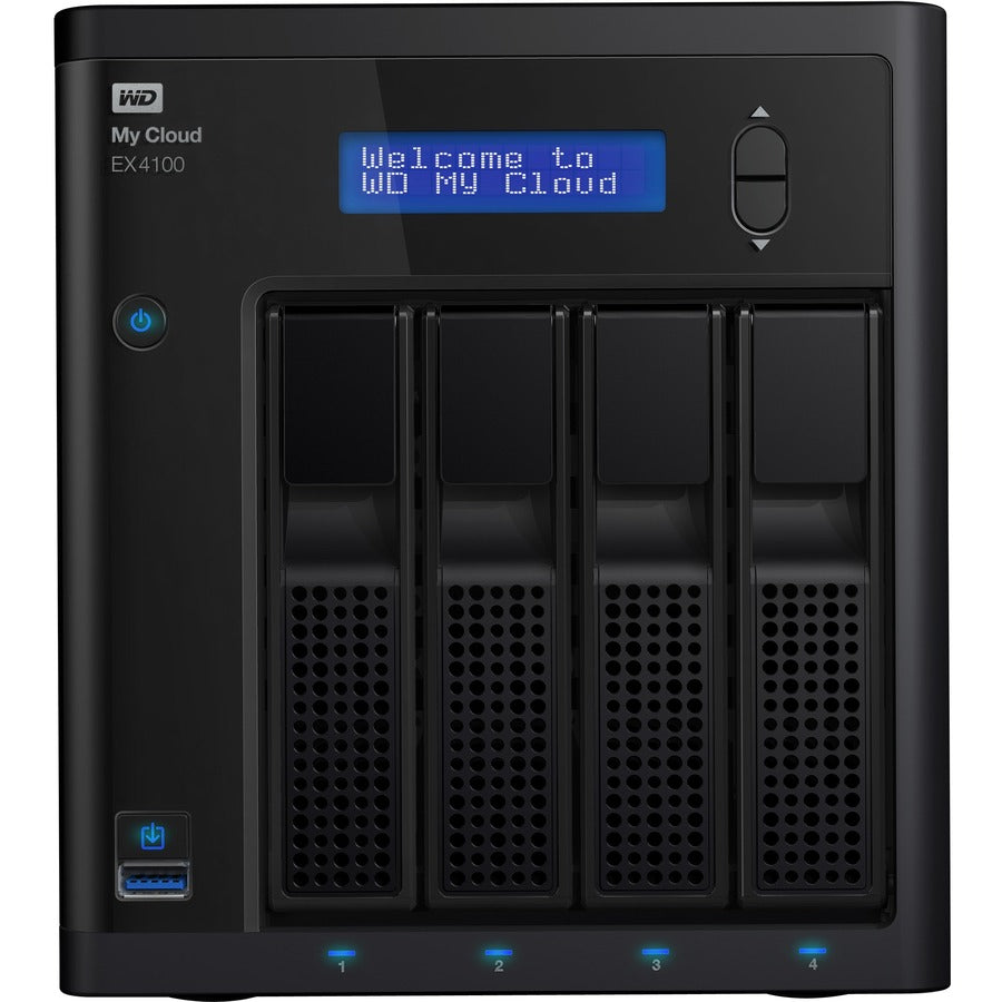 WD My Cloud EX4100 Network Attached Storage WDBWZE0320KBK-NESN