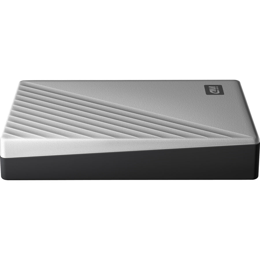 WD My Passport Ultra WDBPMV0040BSL 4 TB Portable Hard Drive - External - Silver WDBPMV0040BSL-WESN