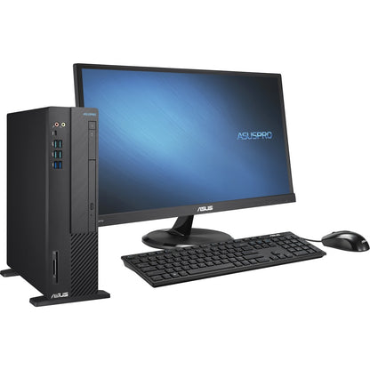 Asus ASUSPRO D641SC-Q73SP Desktop Computer - Intel Core i7 9th Gen i7-9700 3 GHz - 8 GB RAM DDR4 SDRAM - 512 GB M.2 PCI Express NVMe SSD - Black D641SC-Q73SP