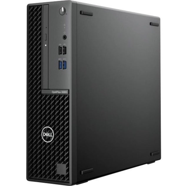 Dell OptiPlex 3000 3080 Desktop Computer - Intel Core i5 10th Gen i5-10505 Hexa-core (6 Core) 3.20 GHz - 8 GB RAM DDR4 SDRAM - 128 GB NVMe M.2 PCI Express M.2 SSD - Small Form Factor - Black CF6P3