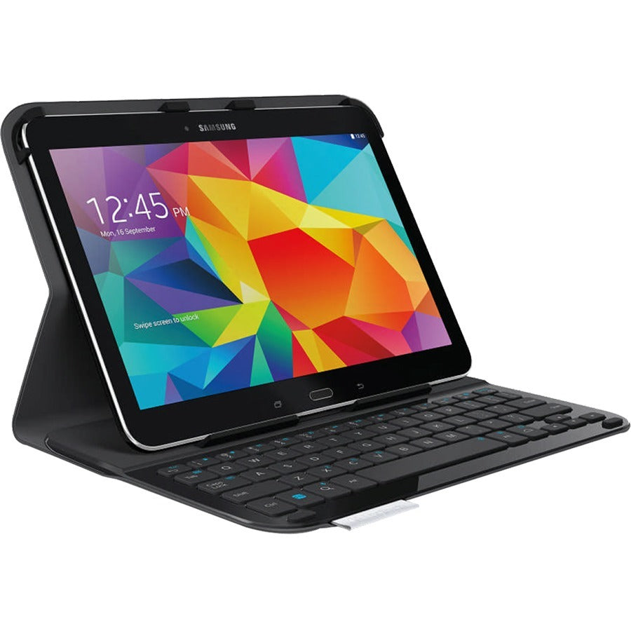 Logitech Ultrathin Keyboard/Cover Case (Folio) for 10.1" Tablet - Black 920-006386