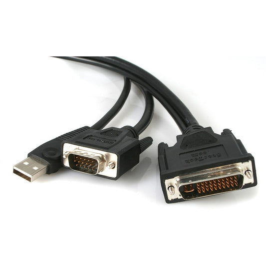 StarTech.com 6 ft M1 to VGA Projector Cable with USB - M1-DA (M) - 4 pin USB Type A, HD-15 (M) - 6 ft M1VGAUSB6