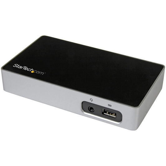 StarTech.com USB 3.0 Docking Station - Compatible with Windows / macOS - Supports a Single 4K Ultra HD DisplayPort Display - USB3VDOCK4DP USB3VDOCK4DP