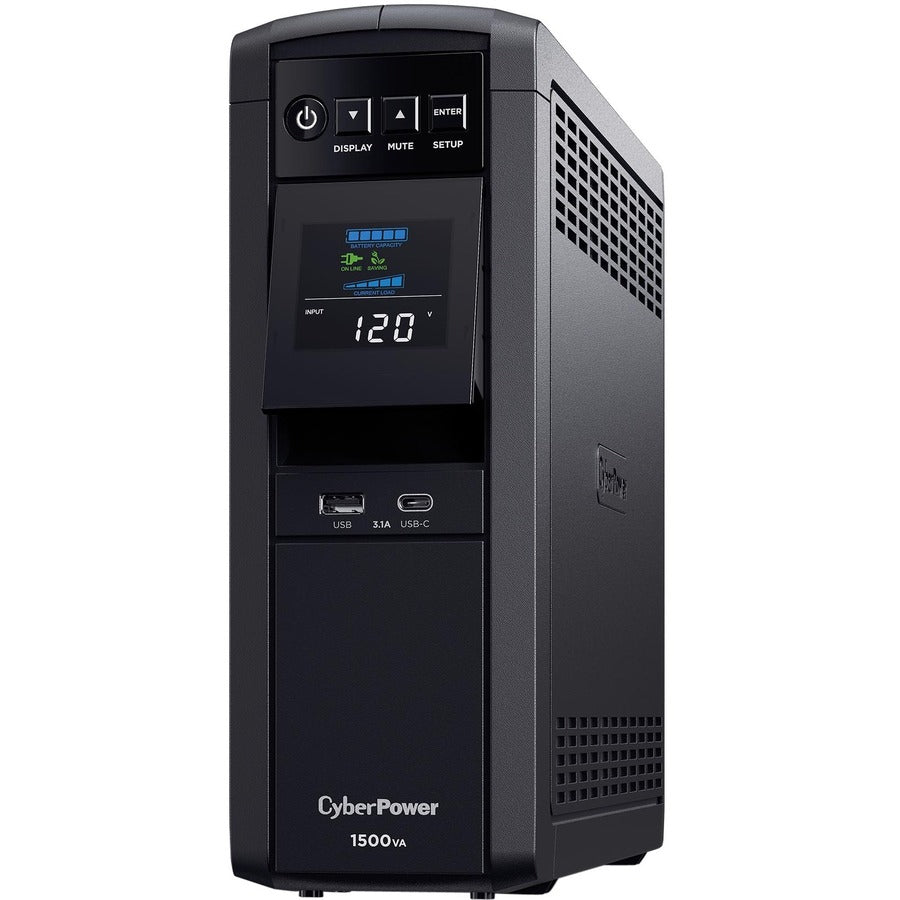 CyberPower PFC Sinewave CP1500PFCLCD - Capacity: 1500VA / 1000W CP1500PFCLCD