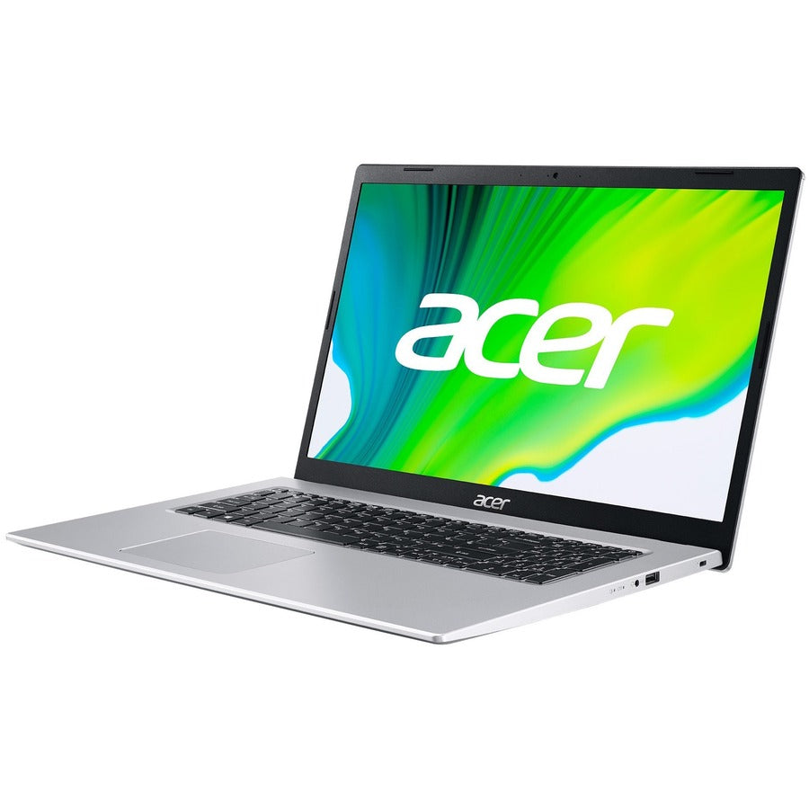 Acer Aspire 5 A517-52 A517-52-7680 17.3" Notebook - Full HD - Intel Core i7 11th Gen i7-1165G7 - 16 GB - 1 TB SSD - English (US), French Keyboard - Pure Silver NX.A5CAA.00M