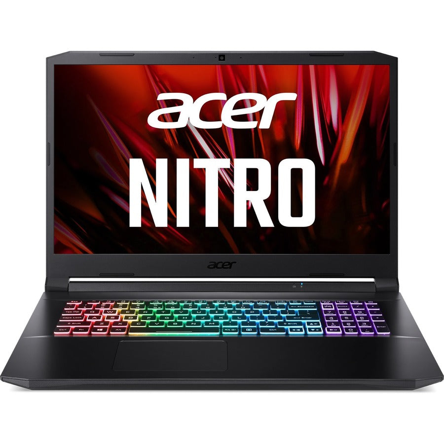 Acer Nitro 5 AN517-41 AN517-41-R39N 17.3" Gaming Notebook - Full HD - 1920 x 1080 - AMD Ryzen 5 5600H Hexa-core (6 Core) 3.30 GHz - 8 GB RAM - 512 GB SSD NH.QASAA.003