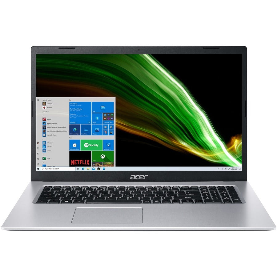 Acer Aspire 3 A317-53 A317-53-591M 17.3" Notebook - HD+ - Intel Core i5 11th Gen i5-1135G7 - 8 GB - 512 GB SSD - English (US), French Keyboard - Pure Silver NX.AD0AA.009