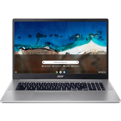 Acer CB317-1H CB317-1H-C3F2 17.3" Chromebook - Full HD - 1920 x 1080 - Intel Celeron N4500 Dual-core (2 Core) 1.10 GHz - 4 GB RAM - 64 GB Flash Memory - Sparkly Silver NX.AQ2AA.002