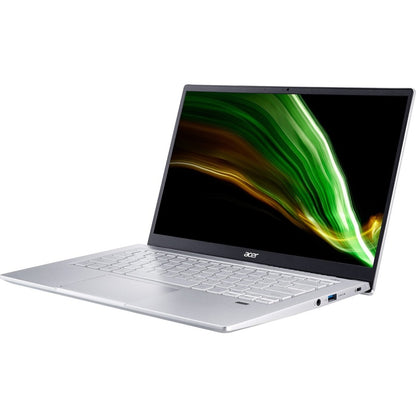 Acer Swift 3 SF314-43 SF314-43-R1P3 14" Notebook - Full HD - 1920 x 1080 - AMD Ryzen 5 5500U Hexa-core (6 Core) 2.10 GHz - 8 GB RAM - 512 GB SSD - Pure Silver NX.AB1AA.006