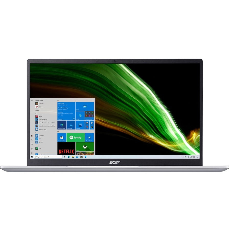 Acer Swift 3 SF314-43 SF314-43-R1P3 14" Notebook - Full HD - 1920 x 1080 - AMD Ryzen 5 5500U Hexa-core (6 Core) 2.10 GHz - 8 GB RAM - 512 GB SSD - Pure Silver NX.AB1AA.006