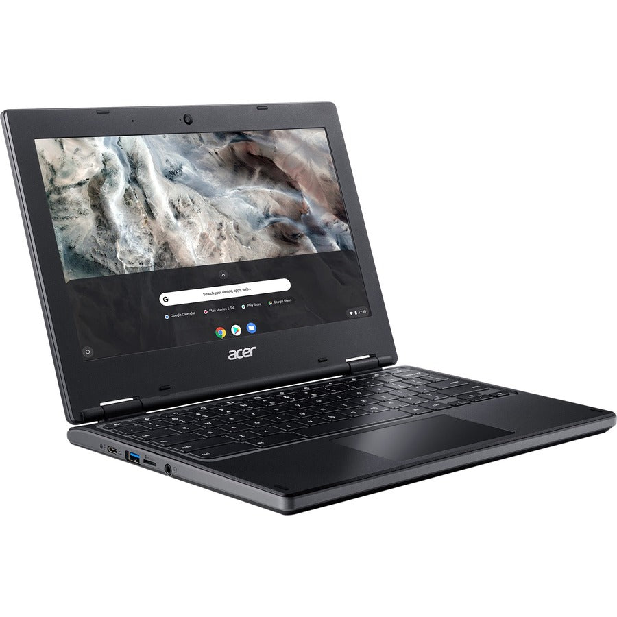 Acer C721 C721-48BR 11.6" Chromebook - HD - 1366 x 768 - AMD A-Series 7th Gen A4-9120C Dual-core (2 Core) 1.60 GHz - 4 GB RAM - 32 GB Flash Memory - Shale Black NX.HBNAA.002