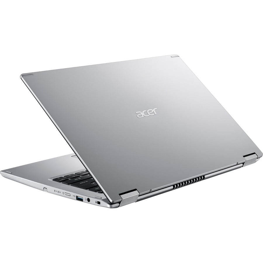 Acer Spin 3 SP314-54N SP314-54N-50JD 14" Touchscreen Convertible 2 in 1 Notebook - Full HD - 1920 x 1080 - Intel Core i5 10th Gen i5-1035G4 Quad-core (4 Core) 1.10 GHz - 8 GB RAM - 256 GB SSD - Pure Silver NX.HQ7AA.005