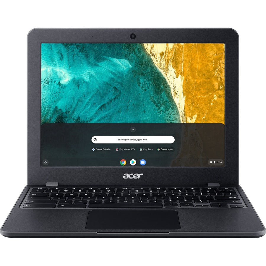 Acer Chromebook 512 C851T C851T-C6B2 12" Touchscreen Chromebook - Intel Celeron N4020 - 4 GB - 32 GB Flash Memory - English (US), French Keyboard - Shale Black NX.H8YAA.008