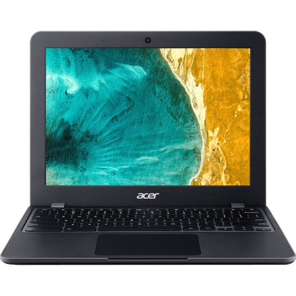 Acer Chromebook 512 C851T C851T-C6B2 12" Touchscreen Chromebook - Intel Celeron N4020 - 4 GB - 32 GB Flash Memory - English (US), French Keyboard - Shale Black NX.H8YAA.008