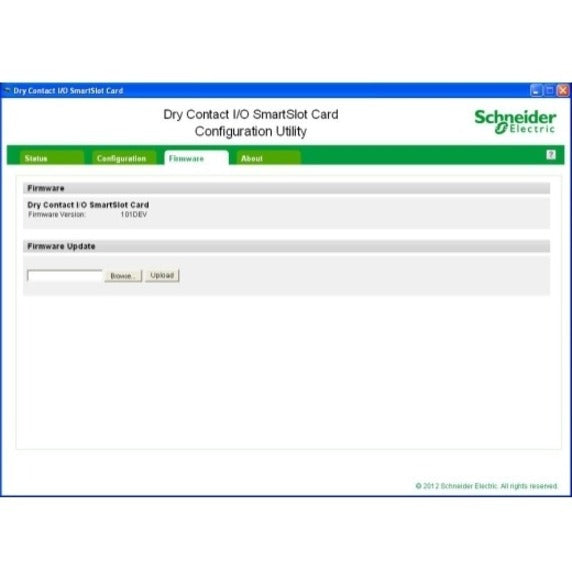 APC by Schneider Electric Dry Contact I/O SmartSlot Card AP9613