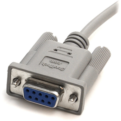 StarTech.com Serial Null modem cable - DB-9 (F) - DB-9 (F) - 3 m SCNM9FF