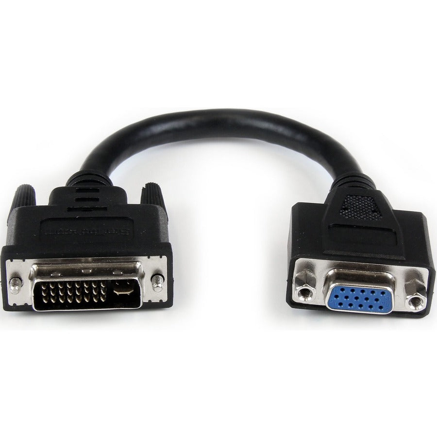 StarTech.com 8in DVI to VGA Cable Adapter - DVI-I Male to VGA Female DVIVGAMF8IN