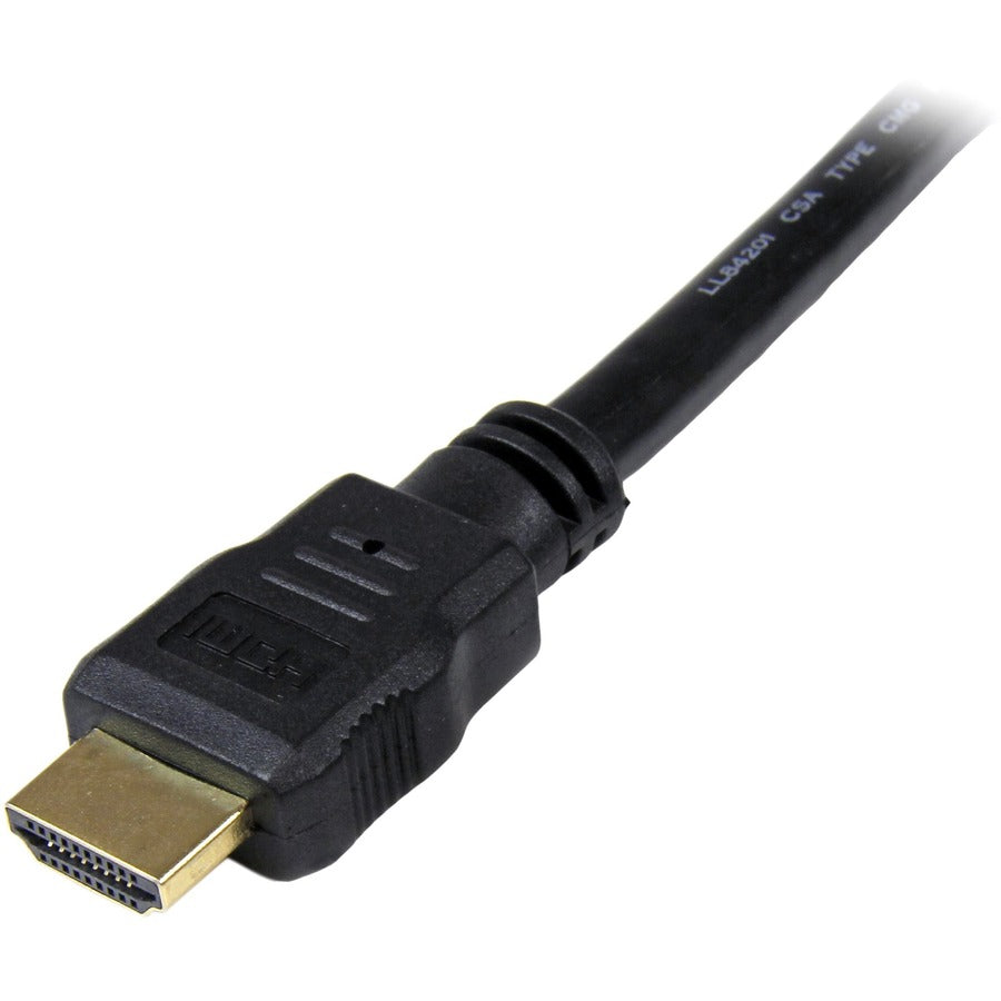 StarTech.com 3ft/91cm HDMI Cable, 4K High Speed HDMI Cable with Ethernet, Ultra HD 4K 30Hz Video, HDMI 1.4 Cable, HDMI Monitor Cord, Black HDMM3