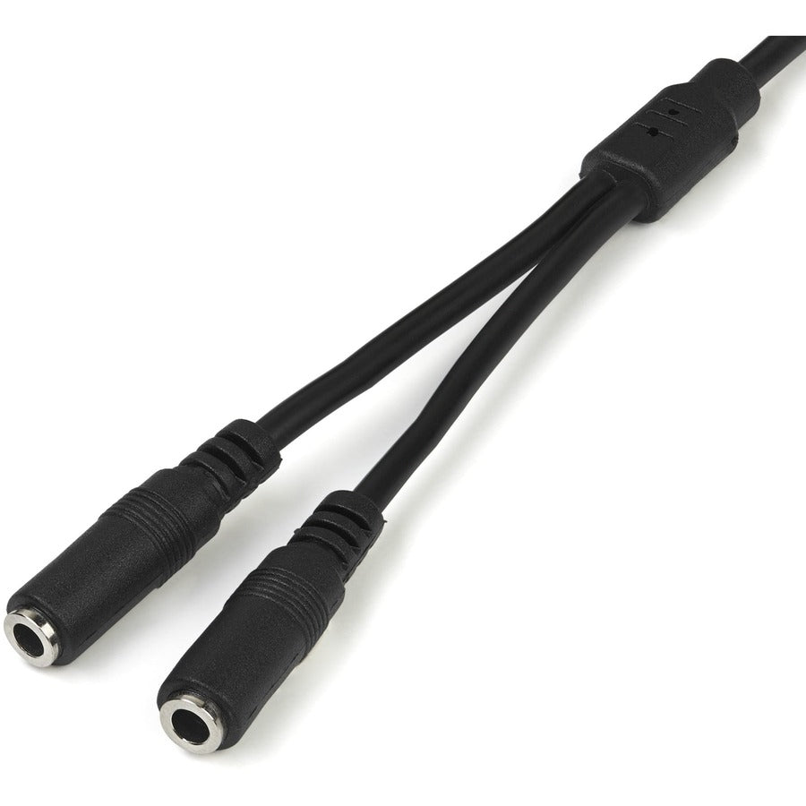 StarTech.com Slim Stereo Splitter Cable - 3.5mm Male to 2x 3.5mm Female MUY1MFFS