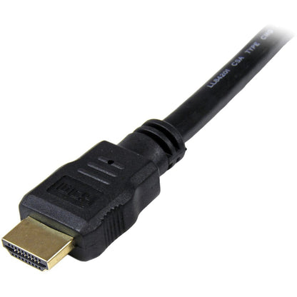 StarTech.com 6ft/2m HDMI Cable, 4K High Speed HDMI Cable with Ethernet, Ultra HD 4K 30Hz Video, HDMI 1.4 Cable, HDMI Monitor Cord, Black HDMM2M